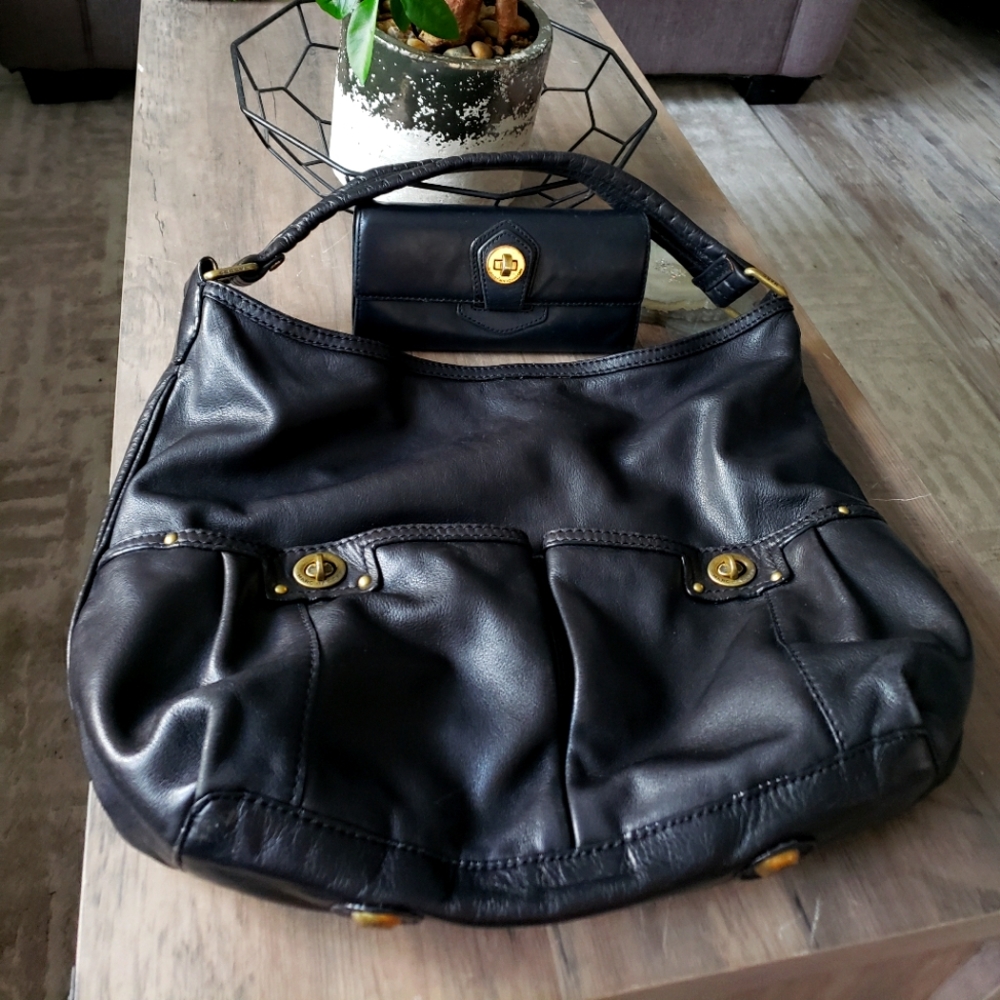 Marc by Marc Jacobs Leather bag and wallet set